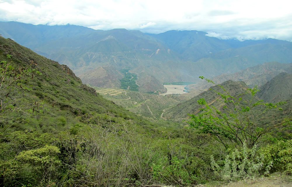 Auf der Fahrt von Cajamarca nach Laymebamba