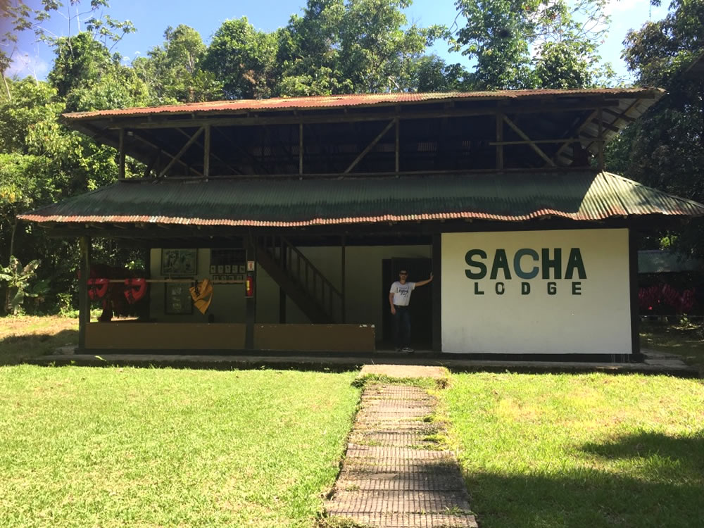 Ankunft auf der Sacha Lodge