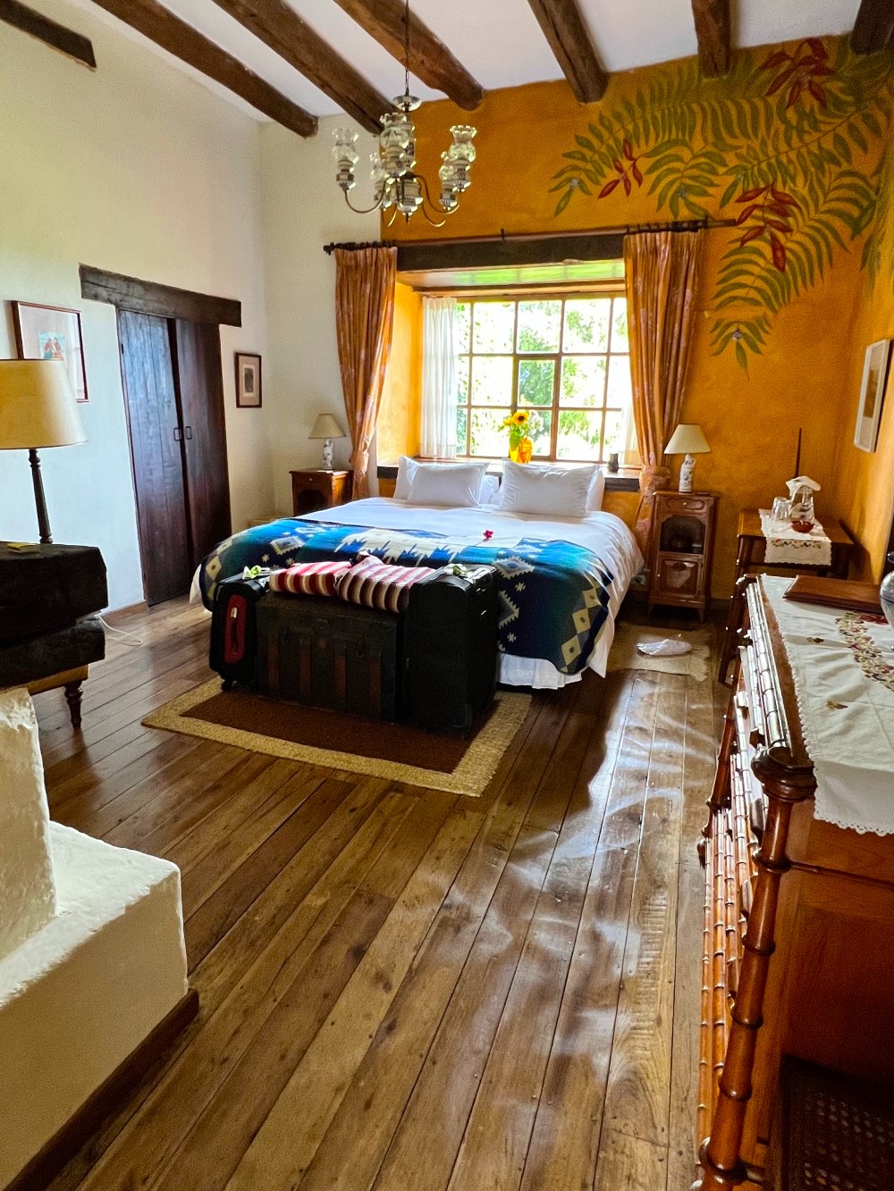 Zimmer auf der Hacienda San Agustin de Callo