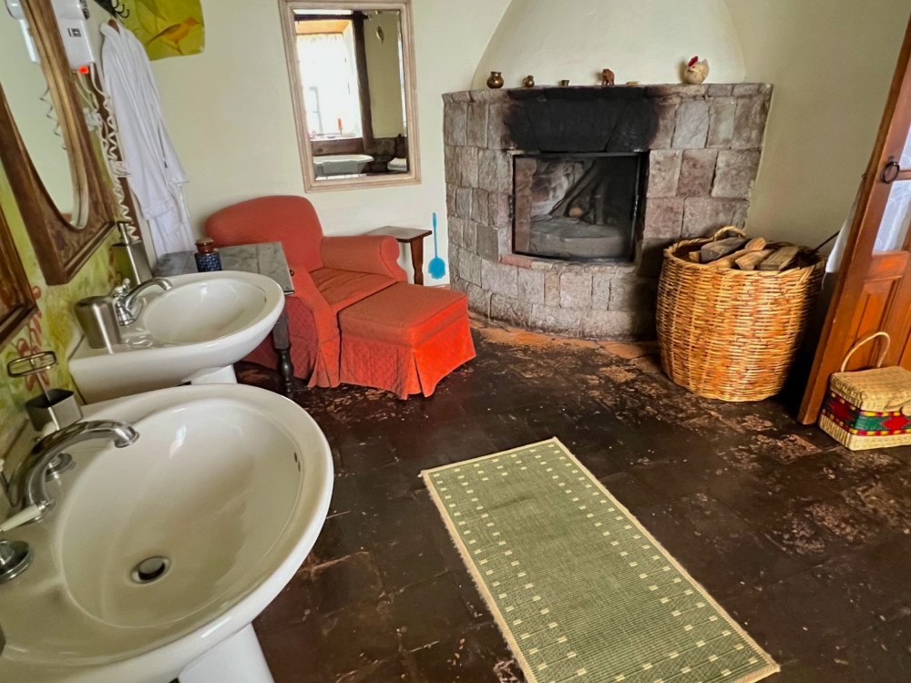 Bad und WC auf der Hacienda San Agustin de Callo