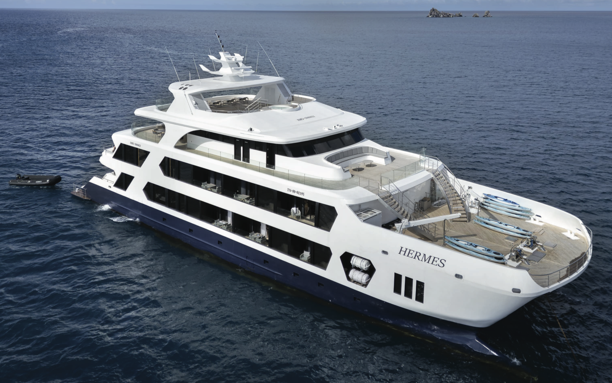 Hermes Galapagos Luxus Katamaran Hermes Galapagos Luxus Katamaran