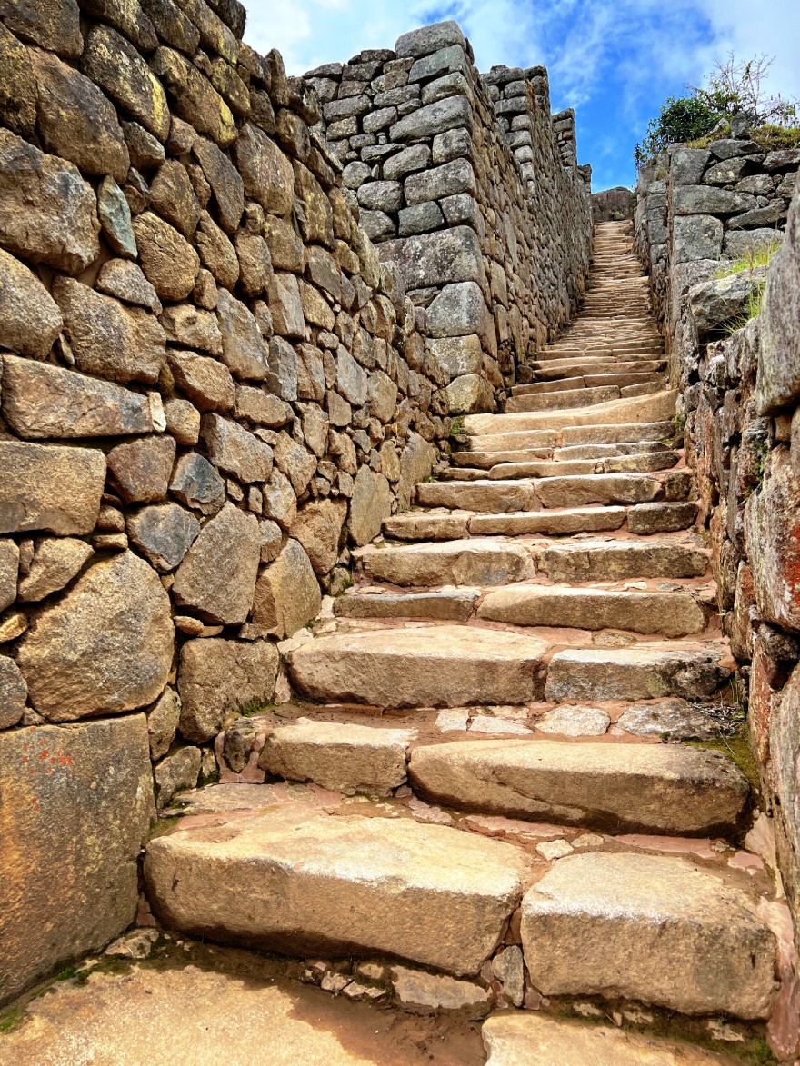 Beste Reisezeit für Peru und Machu Picchu - Treppe