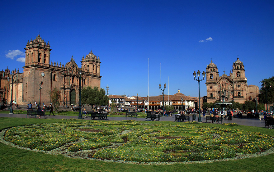 Peru Rundreise - Cusco Plaza de Armas