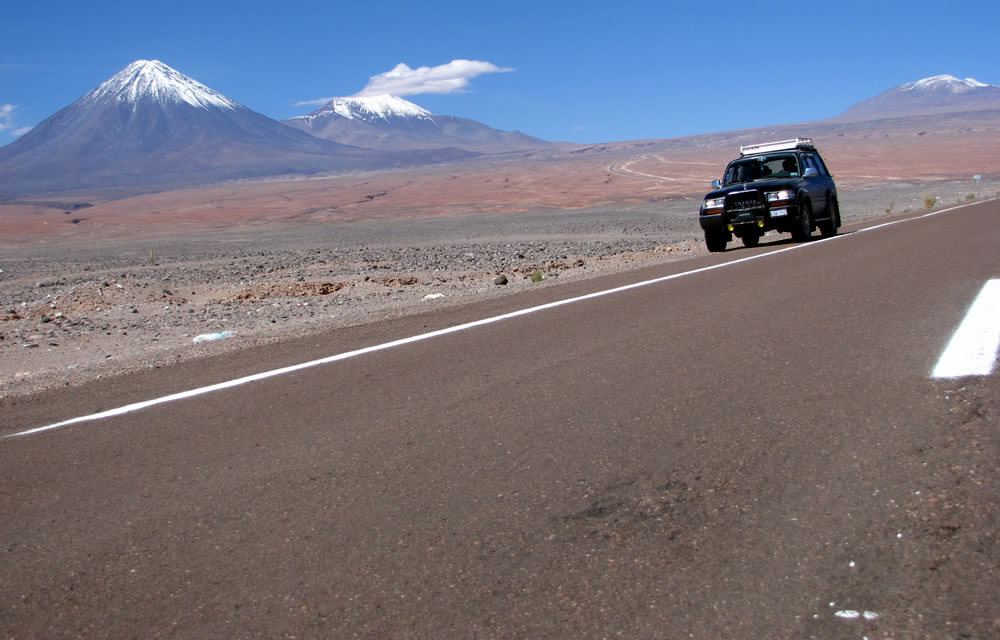 Auf der Fahrt nach San Pedro de Atacama